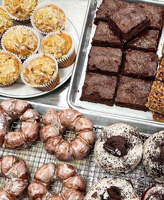 Vegan Doughnuts Pastries and Cupcakes