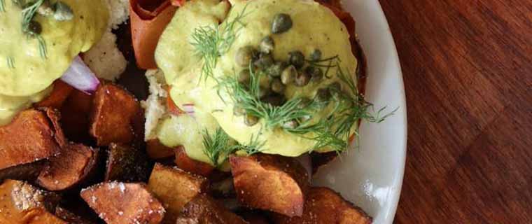 Carrot Lox Benedict